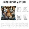 thumbnail image 5 of Shiartex Pillow Cover Tiger Double-Sided Design Home Decor for Sofa Livingroom Couch Bed Decorative Throw Pillow Case Gift 24x24in, 5 of 5