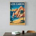thumbnail image 6 of Los Cabos Retro Travel Poster Vintage Mexican Tourism with The Arch & Beaches Print Poster, 6 of 8