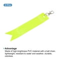 thumbnail image 3 of Uxcell Tag Safety Reflector Pendant Reflective Lobster Clasp, Fluorescent Yellow 2 Pack, 3 of 7