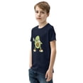 thumbnail image 3 of Avocado Youth Short Sleeve T-Shirt (Navy, S), 3 of 3