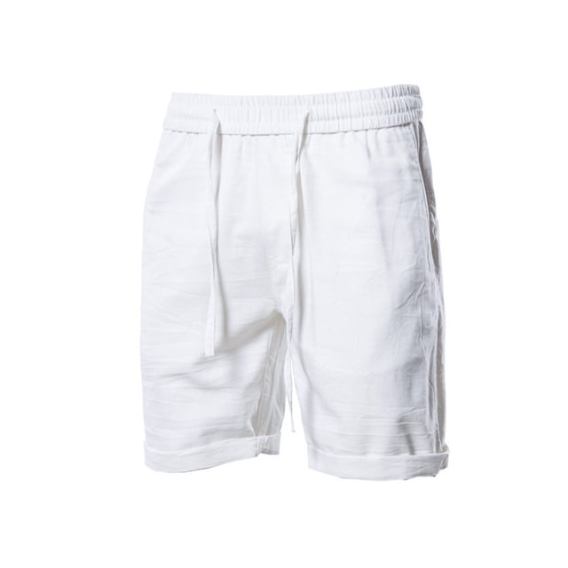 Plebaso Shorts Mens Summer Drawstring Lightweight Casual Shorts Plain Vacation Beach Shorts with Pockets