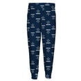 thumbnail image 3 of Toddler Outerstuff Navy Dallas Cowboys All-Over-Print Long Sleeve T-Shirt and Pants Sleep Set, 3 of 3