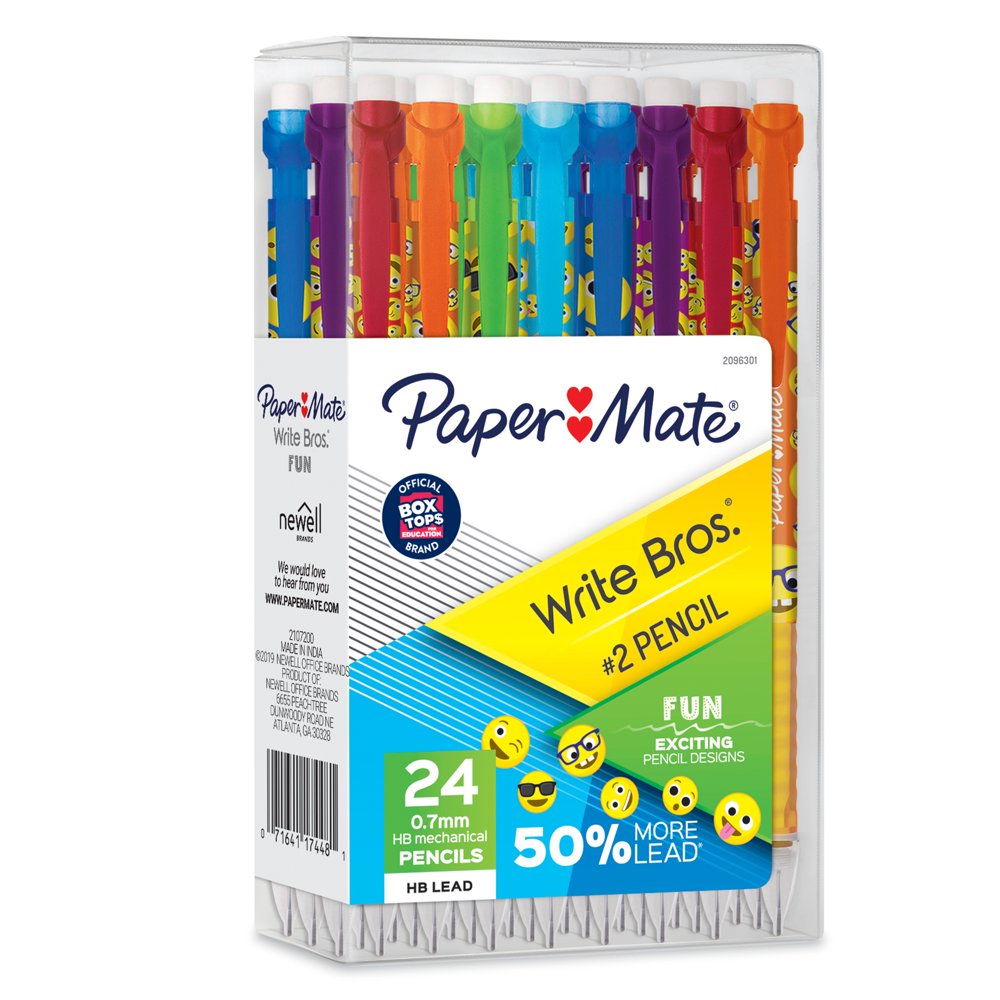 Paper Mate Mechanical Pencils, Write Bros. Fun 2 Pencil with Colorful