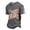 #01 Dark Gray, variant on America 250 Shirts for Men Usa Flag Print Short Sleeve Crew Neck Waffle Muscle Tops Letter Print Muscle Relaxed Fit Comfy Workout Tees, White, #01 White