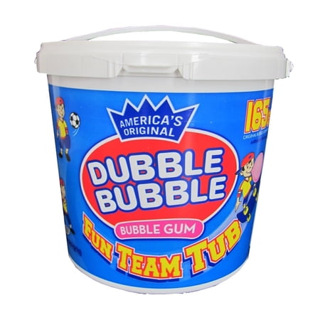 Dubble Bubble 165 Count MFF30 Tub Bubble Gum