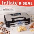 thumbnail image 3 of Gourmia Vacuum Sealer, 10-in-1 Functions, Cutter, Roll Storage, Dry/Moist Mode, 3 of 10