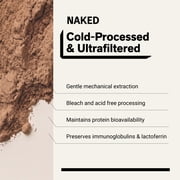 Naked Whey 1LB - All Natural Grass Fed Whey Protein Powder, Organic Chocolate, and Coconut Sugar - No GMO, No Soy, and Gluten Free, Aid Growth and Recovery - 12 Servings