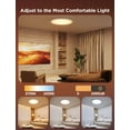 thumbnail image 6 of Govee Smart Ceiling Light, RGBIC LED Ceiling Light Fixture, 2400LM Flush Mount Light Fixture, DIY Colors, Works with Alexa, 2200K-6500K Ceiling Lights for Bedroom, Living Room, 12 Inch, 1 Pack, 6 of 10