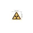 thumbnail image 2 of Greenadscape 150Ud Etiquetas Autoadhesivas De Precaución Para Señalización De Riesgo Radiológico Con Resistencia Ambiental, 2 of 6