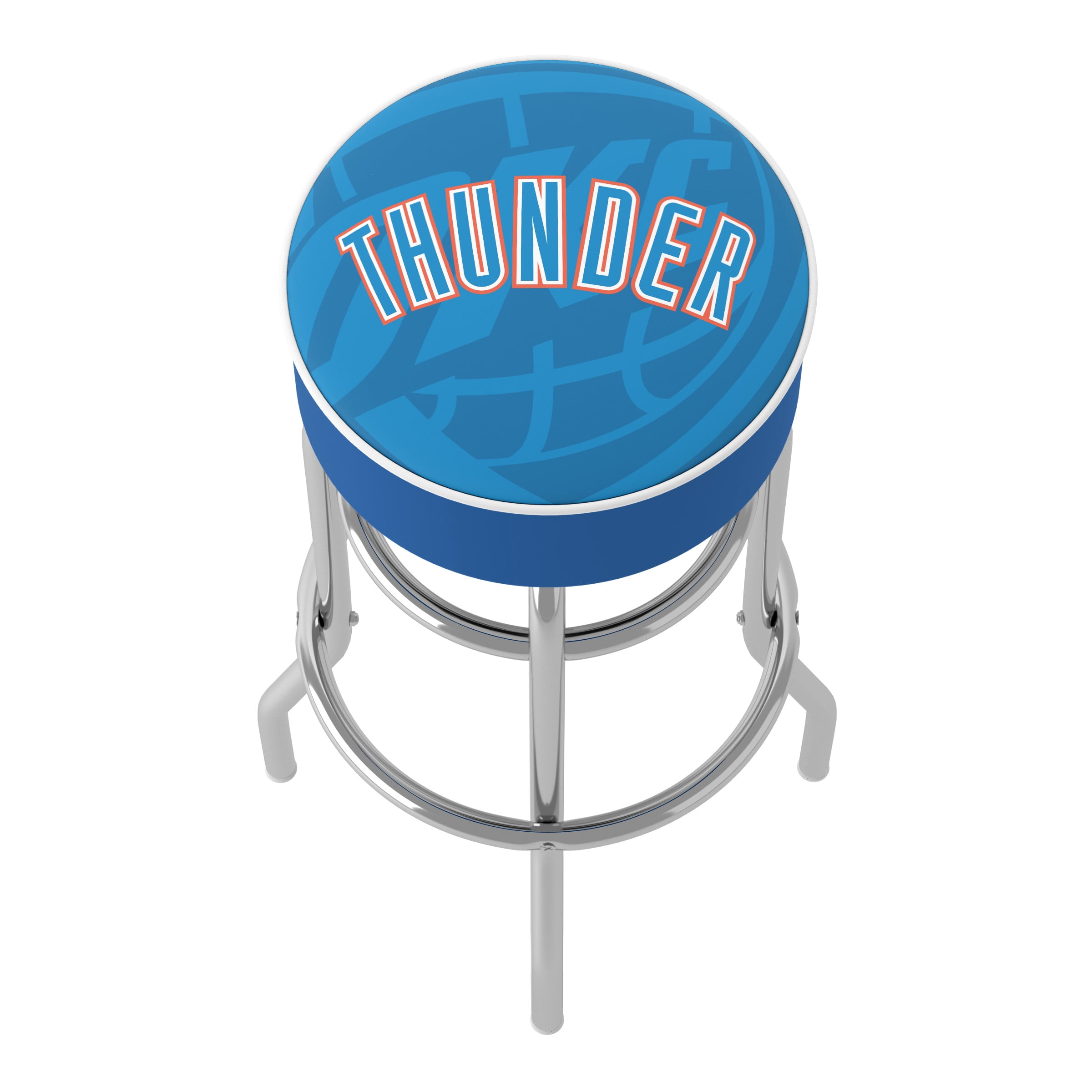 Trademark Gameroom Oklahoma City Thunder Fade Bar Stool with Padded Seat
