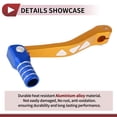 thumbnail image 4 of Folding Motorcycle Gear Shifter Lever for Yamaha TTR 50cc Aluminum Alloy Pedal Shift Lever Arm Gold Tone and Blue, 4 of 6