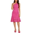 thumbnail image 2 of INSPIRE CHIC Lace Dress for Women's Cocktail Boat Neck Sleeveless Evening Sheath Dresses, 2 of 5