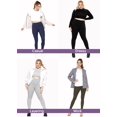 thumbnail image 5 of Stretch Is Comfort Women's and Plus Size High Rise Knee Legging | Adult Small - 5x, 5 of 6