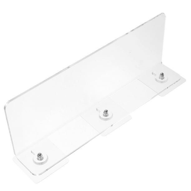 Estante flotante de pared acrílico para cocina, sala de estar, baño y dormitorio.