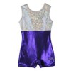 O3GL005 Girl's Girls Gymnastics Biketard - Purple