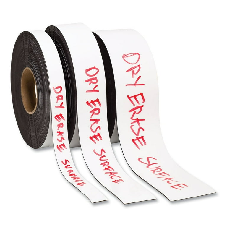 Dry Erase Magnetic Tape Roll, 2 Dry Erase Magnetic Tape Roll, 2