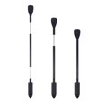thumbnail image 3 of Juego de 3 espátulas reutilizables para maquillaje jinwen Cuchara negra, 3 of 8