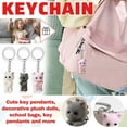 thumbnail image 7 of Resin Flocking 3D Cat Keychain Pendant - Durable Car Keys Holder Charm, Adorable Kitty Bag Accessory, Handmade Craft Gift for Pet Lovers White, 7 of 7