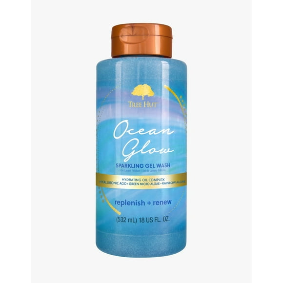 Tree Hut Foaming Gel Wash Ocean Glow, 18 fl oz