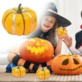 thumbnail image 2 of BinKFF Halloween Decorations Indoor - Halloween Pumpkin Decor - Black White and Orange Pumpkins Artificial Pumpkins for Crafts Fall Decorations for Home Halloween Thanksgiving Decor, 2 of 7