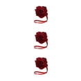 thumbnail image 1 of QualitChoice Rideau Tieback Punch-free Élégant Forme de Fleur Décorative Remplacement Boucle de Maison Attache Ornement Accessoires Rouge 3PCS, 1 of 6