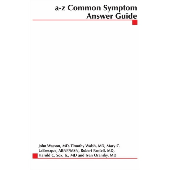 A-Z Common Symptom Answer Guide, (Paperback)