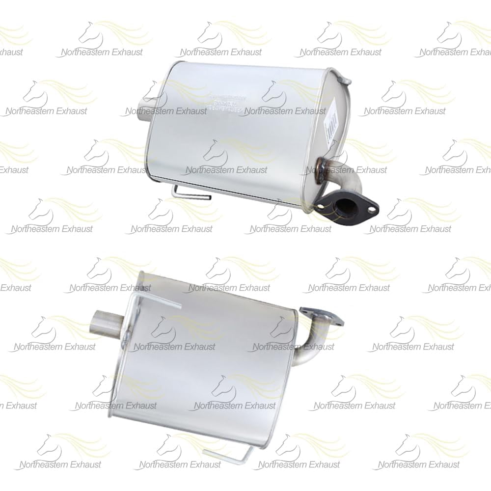 Northeastern Exhaust Resonator Y-Pipe & Muffler Kit Fits 2008-2013 Subaru Impreza & Forester 2.5L - Direct Fit | Stainless Steel System Kit