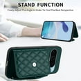 thumbnail image 3 of for Google Pixel 9 Pro XL Case Wallet RFID Blocking Card Slot Holder,Magnetic Flip Purse Kickstand Case,PU Leather Handbag with Detachable Crossbody Strap for Google Pixel 9 Pro XL,Green, 3 of 9