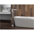 thumbnail image 3 of Delta Zura Floor Mount Tub Filler Trim, Stainless, 3 of 7