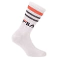 thumbnail image 2 of FILA Unisex Calcetines 3 pares - Calle, Deporte, Estilo de vida, Juego de calcetines, Rayas, 35-46 Weiß 39-42 (6-8 UK), 2 of 3