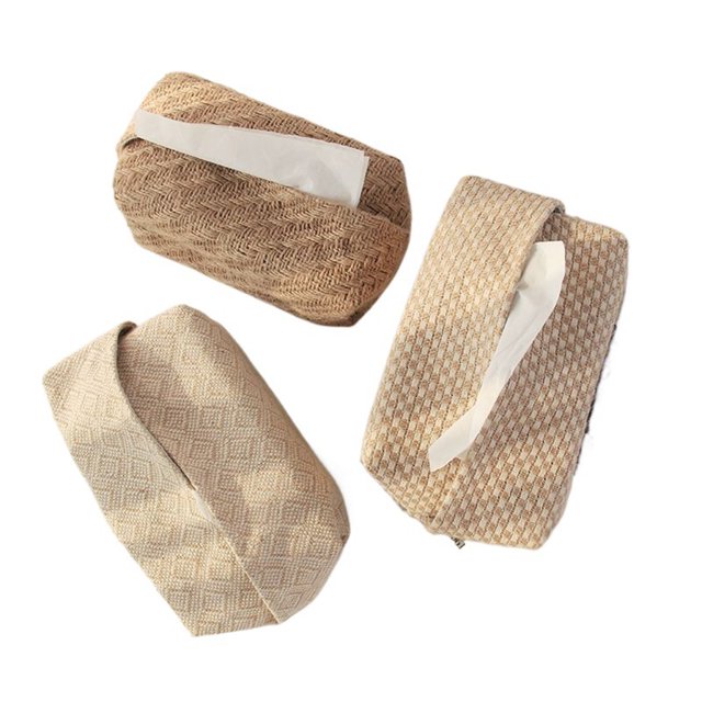Clearance & Promo,Paper Napkin Holder, Kitchen Table Decor, Sturdy Plastic Construction, Elegant Design, For Dining Room, Serving Accessory, Modern Kitchenware | 60%Cotton,40%Linen, Brown-977