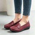 thumbnail image 4 of Qaltryn Comfort Flats for Women Lightweight Casual Dressy Shoes Non Slip Flats Sole Penny Loafers Slip On Flats for Walking & Work, 4 of 9