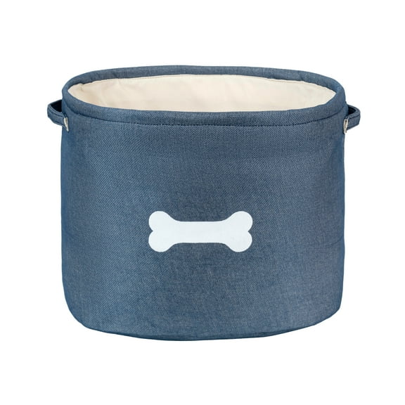 Park Life Designs Capri Blue Pet Toy Basket - Dogs
