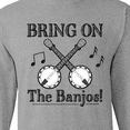 thumbnail image 4 of Inktastic Banjo Music Bluegrass Long Sleeve T-Shirt, 4 of 5