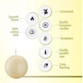 thumbnail image 3 of Bolsius Pack of 2 Ivory Ball Candles 2.75 Inch (70 mm.), 3 of 8