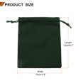thumbnail image 2 of Uxcell 10pcs Bolsas de Regalo de Terciopelo 7.9" x 9.8" Bolsas de Joyería con Cordón, Verde Oscuro, 2 of 7