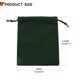 thumbnail image 2 of Uxcell 10pcs Bolsas de Regalo de Terciopelo 7.9" x 9.8" Bolsas de Joyería con Cordón, Verde Oscuro, 2 of 7