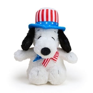 Americana Snoopy Warmies Cozy Plush Heatable Lavender Scented Stuffed Animal