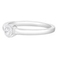 thumbnail image 3 of 925 Sterling Silver Simulated Diamond Birthstone CZ Ring For Little Girls Size 4, 3 of 5