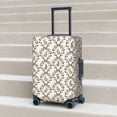 thumbnail image 5 of Uemuo Retro Bunny Printed Washable Luggage Cover - Fashion Suitcase Protector Fits 18-32 Inch Luggage -Small, 5 of 9