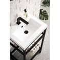 thumbnail image 4 of James Martin Vanities C105-V20-RGD-WG 20 in. Boston Stainless Steel Sink Console with White Glossy Resin Countertop  Radiant Gold, 4 of 7