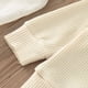 thumbnail image 4 of Gibobby Conjunto de ropa para bebé y niño Camiseta de manga larga para niños pequeños y niñas, camisetas, pantalones, trajes para niños(Blanco,18-24 Meses), 4 of 5