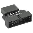 thumbnail image 4 of BRILLAR Adaptador de conector enchufable USB 2.0 de 9 pines a USB 3.0 19P de placa base PH23A (PH23A), 4 of 10