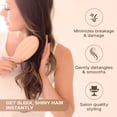 thumbnail image 3 of Cepillo de pelo Beauty de Earth Boar Bristle para mujeres y hombres, 3 of 8