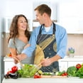 thumbnail image 6 of Stars Planet Sun 5 Pcs Kitchen Set Heat Resistant Oven Mitts and Non-Slip Pot Holders with Adjustable Cooking Apron, 6 of 6