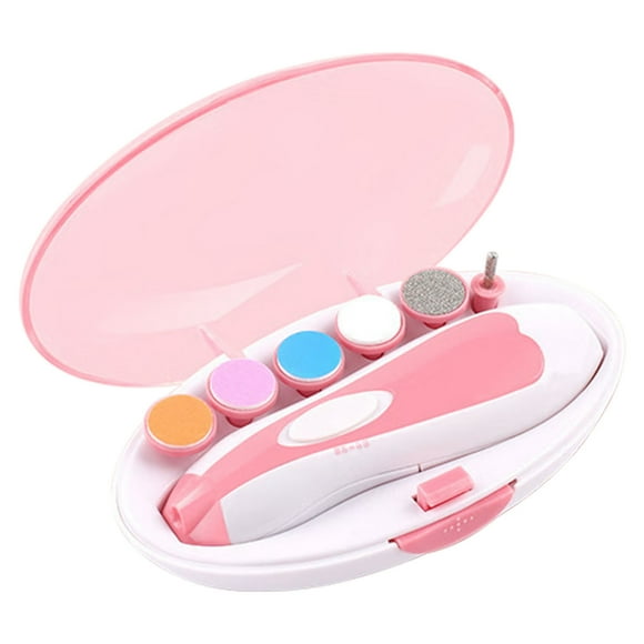Baby Nail Trimmer, Labor Saving Portable Multifunctional Safe Operation High Efficiency Electric Nail Grinder With Storage Box For Toenails Fingernails