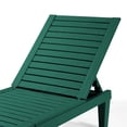 thumbnail image 2 of Hearth and Harbor Set of 4 Chaise Outdoor Lounge Chairs for Pool Chairs or Patio Furniture, Forest Green, 2 of 6