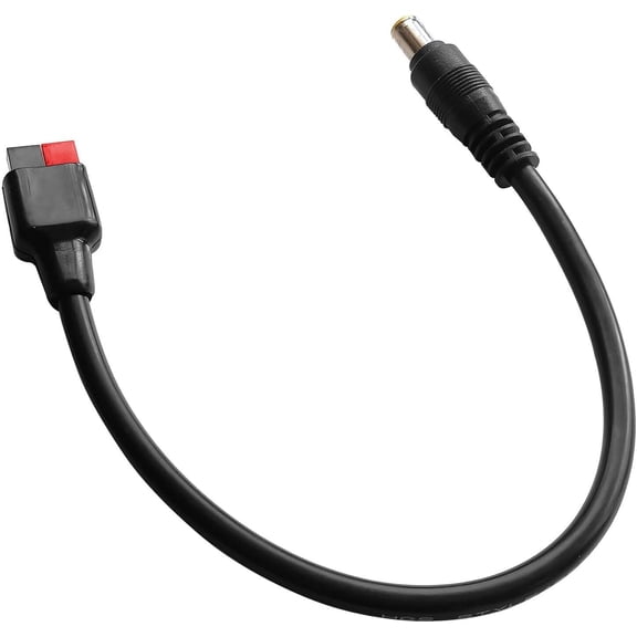 CoolStuff 14AWG Wire DC 8mm Adapter to 45A Connector Cable 45A Connector to DC 8mm Adapter Extension Cord for Solar Panel RV Goal Zero Yet,Compatible with Anderson [1Ft/30cm]