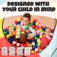 thumbnail image 4 of Click N' Play Pack of 50 Phthalate Free BPA Free Crush Proof Plastic Ball, Pit Balls - 6 Bright Colors in Reusable and Durable Storage Mesh Bag with Zipper, 4 of 5