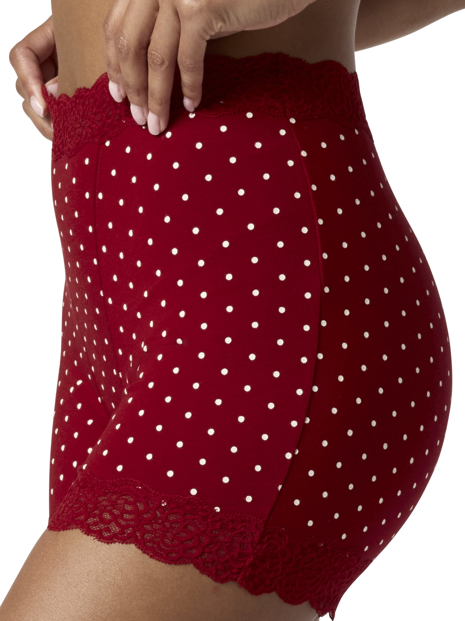 Mills by Millie Bobby Brown Women's Lacy Cotton Shortie Panties, Sizes XS-XXXL